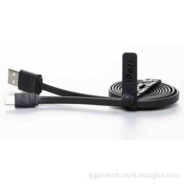 Black IPhone5 / IPhone USB Charger Cable / USB Data Charger